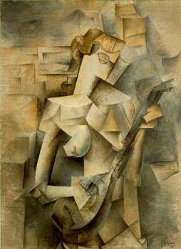 Cubist sculpture by George Braque - Analytical Cubism