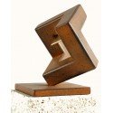 Sculpture Magic Spaces II in rusty bronze Sculpture Magic Spaces II in rusty bronze
