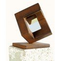 Sculpture Magic Spaces II in rusty bronze Sculpture Magic Spaces II in rusty bronze