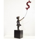 Girl with balloon dollar Girl with balloon dollar