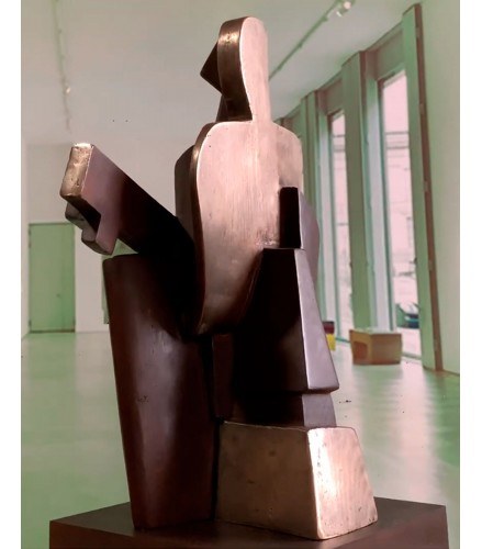 Big Guitarist Arlequin Casting Bronze