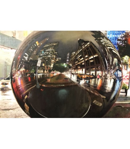 City's soul reflection NY NIGHT 2