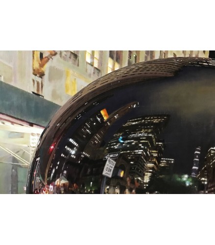 City's soul reflection NY NIGHT 2