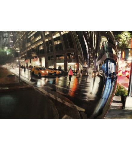City's soul reflection NY NIGHT 2