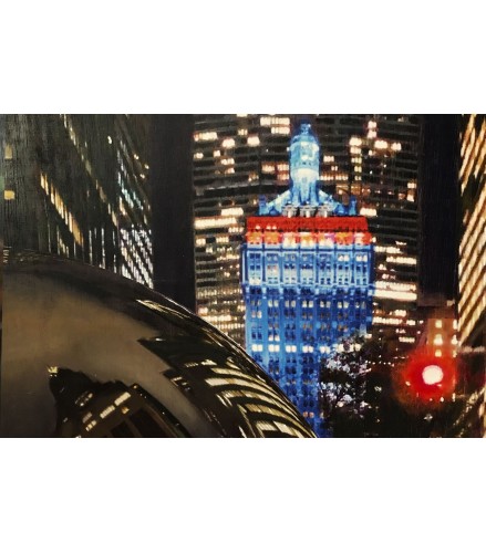 City's soul reflection NY NIGHT 2