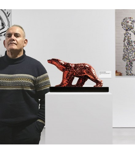 Pompom bear as an excuse Red fire