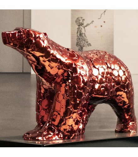 Pompom bear as an excuse Red fire