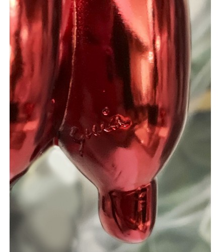 Weightless balloon dog red