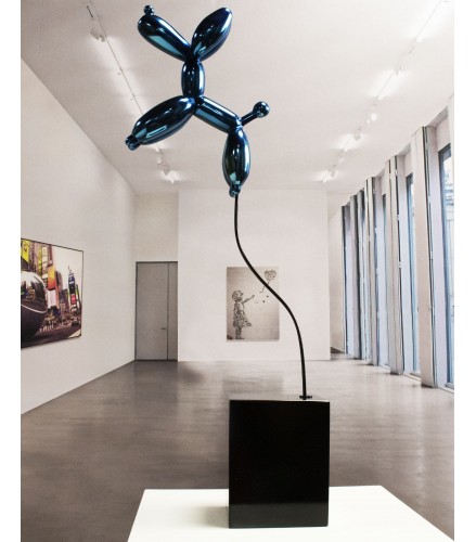 Weightless balloon dog blue 63