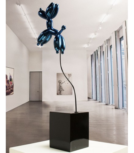 Weightless balloon dog blue 63