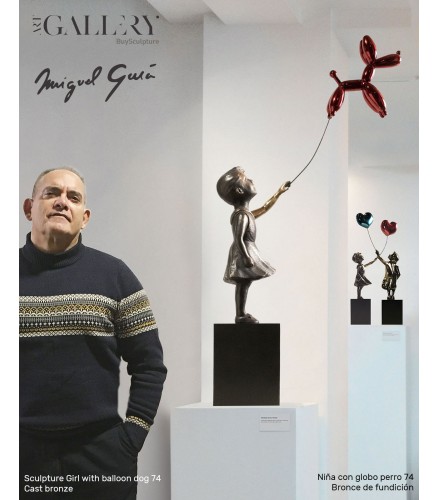 Girl with balloon dog 74