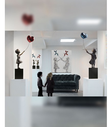 A boy with balloon 76