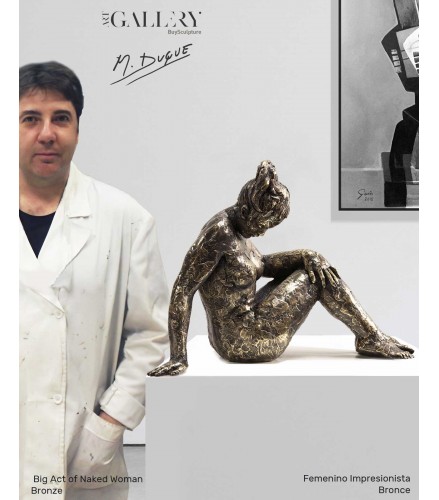 Big Act of Naked Woman Bronze
