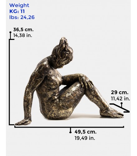 Big Act of Naked Woman Bronze