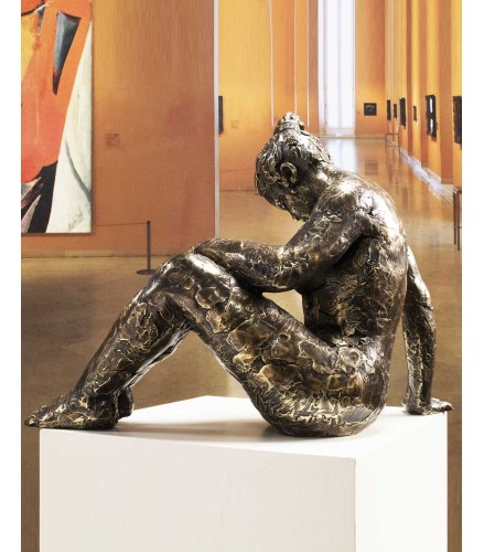 Big Act of Naked Woman Bronze