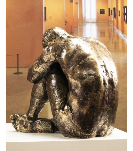 Big Act of Naked Man Bronze