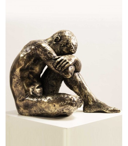 Big Act of Naked Man Bronze