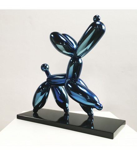 Buy Pop Art Sculpture “Blue smug dog”