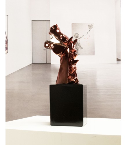 Cubist Horse Guernica Red