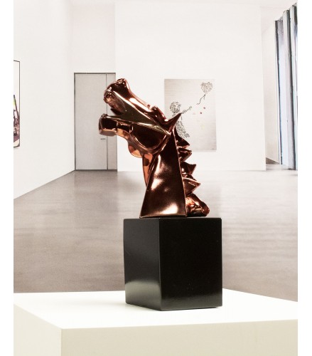 Cubist Horse Guernica Red