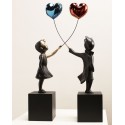 A boy with balloon