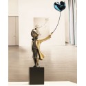 A boy with balloon