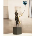 A boy with balloon