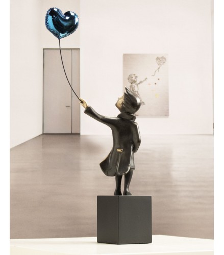 A boy with balloon