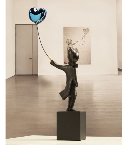 A boy with balloon Big