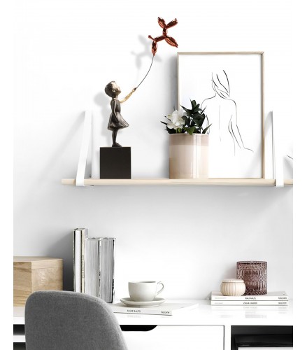 Girl with balloon dog