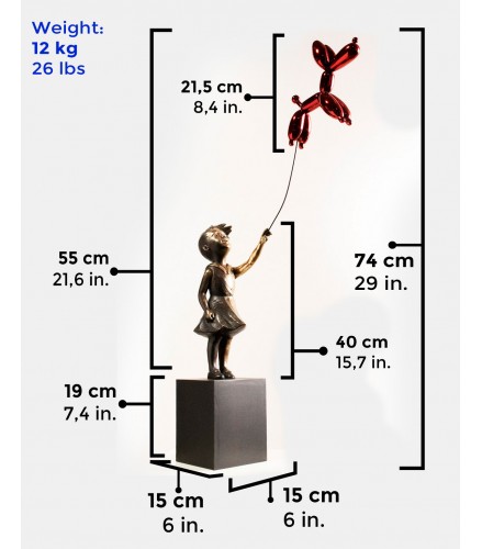 Girl with balloon dog 74