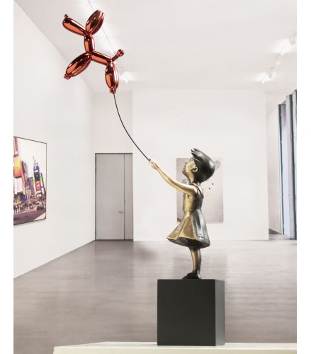 Girl with balloon dog 74