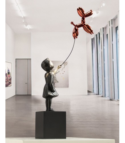 Girl with balloon dog 74