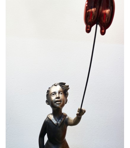 Girl with balloon dog 74
