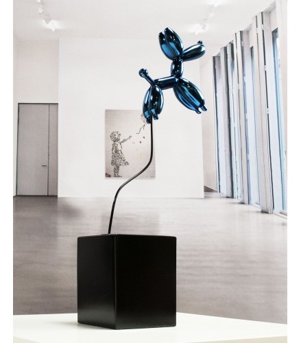 Weightless balloon dog blue 38