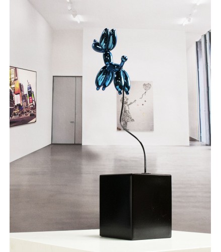 Weightless balloon dog blue 38