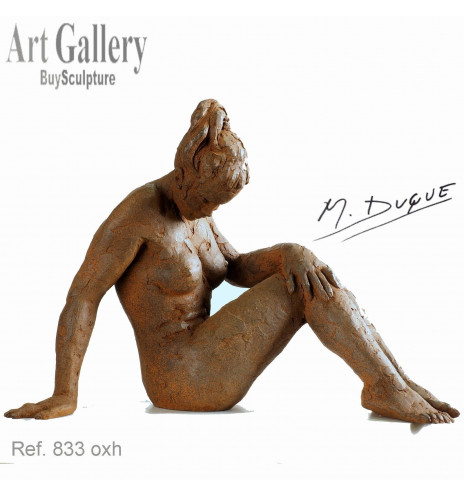 Sculpture Big act of naked woman
