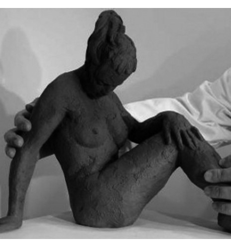 Bronze Nude Women Sculpture Sitting sculpture woman statue statuette  figurine nude sculpture art figurative sculpture Metal nude sculpture  Sculpture by Vya vya