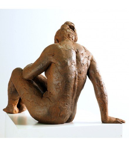 Sculpture Big act of naked woman