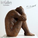 Sculpture act of cluster woman Sculpture act of cluster woman
