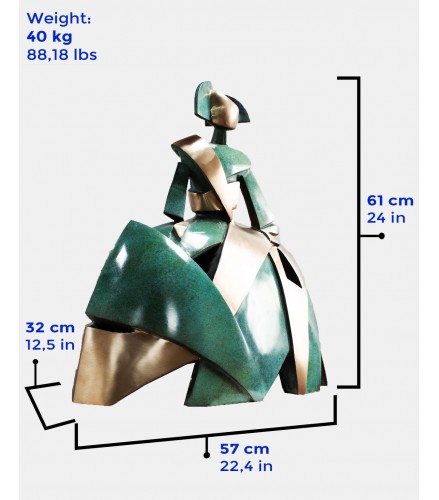 Infant Girl Air and Metal Green rusty bronze 61