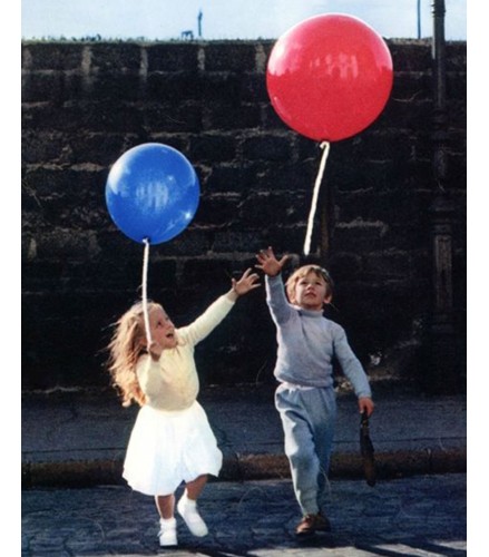 Girl with blue magic balloon 34