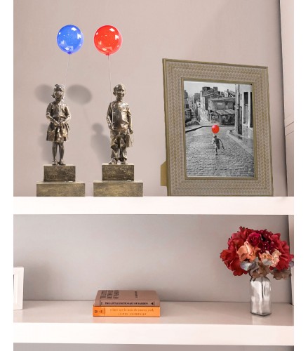 Boy with red magic balloon 34