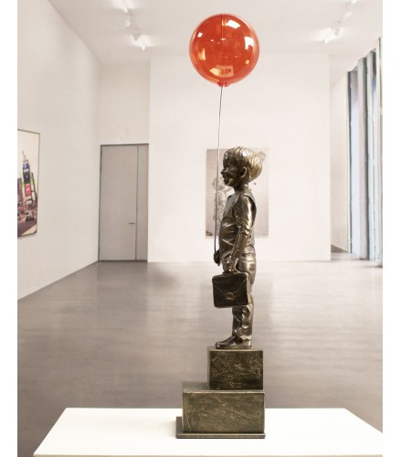 Boy with red magic balloon 34