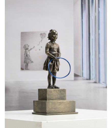 Girl with blue hoop