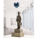 Boy with blue heart