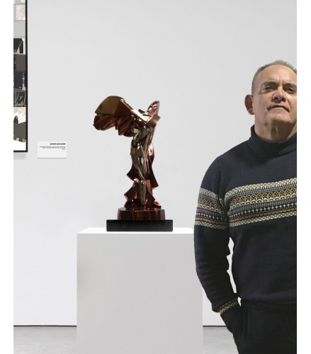 Big Harmony of Samothrace fire red