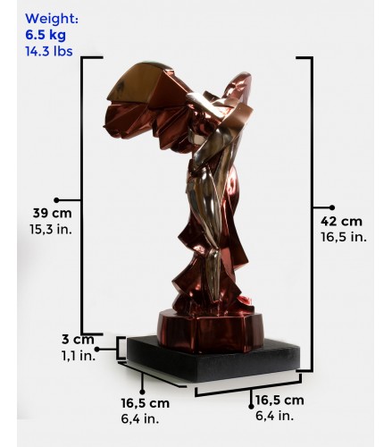 Big Harmony of Samothrace fire red