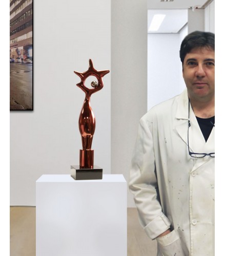 Bird and Star Fire red