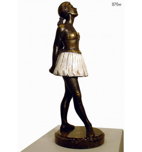 Sculpture young ballet dancer w